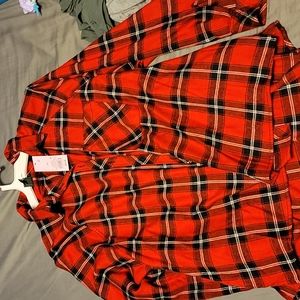 Plaid long sleeve shirt